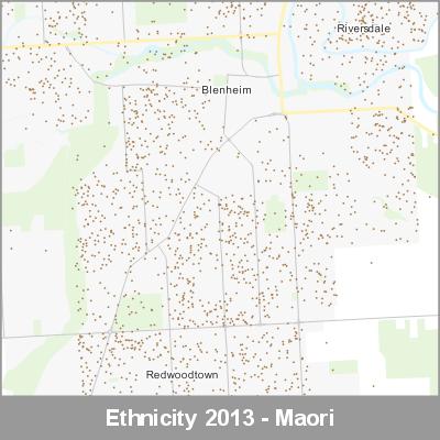 Ethnicity Blenheim Maori ProductImage 2013