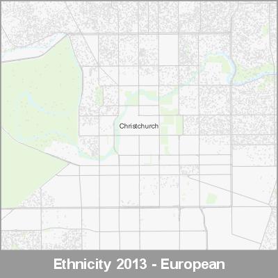 Ethnicity Christchurch European ProductImage 2013