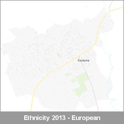 Ethnicity Kaikohe European ProductImage 2013