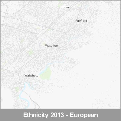 Ethnicity Lower Hutt European ProductImage 2013