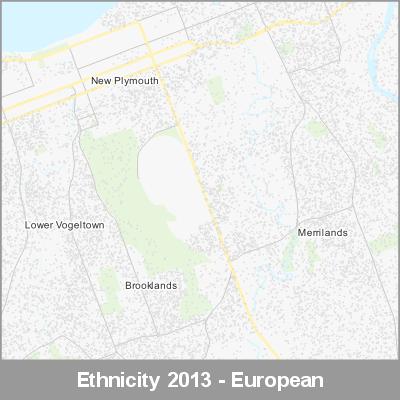 Ethnicity New Plymouth European ProductImage 2013