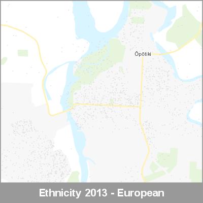 Ethnicity Opotiki European ProductImage 2013
