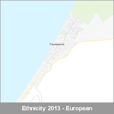 Ethnicity Paekakariki European ProductImage 2013