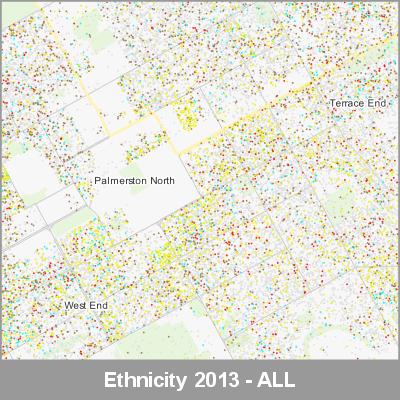 Ethnicity Palmerston North ALL ProductImage 2013
