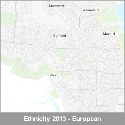 Ethnicity Timaru European ProductImage 2013