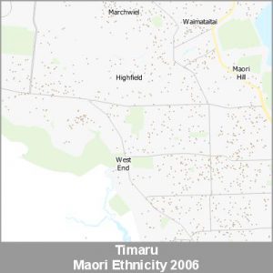 Ethnicity Timaru Maori ProductImage 2006