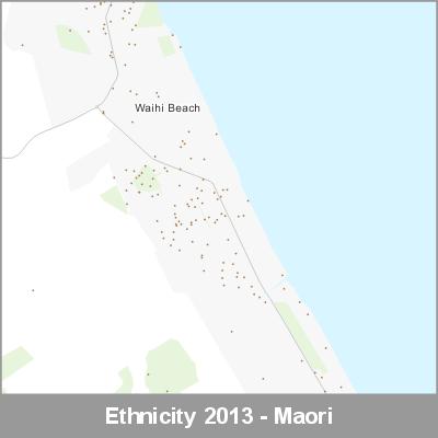Ethnicity Waihi Beach Maori ProductImage 2013