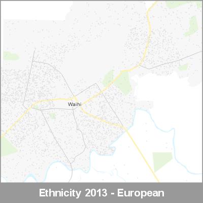 Ethnicity Waihi European ProductImage 2013