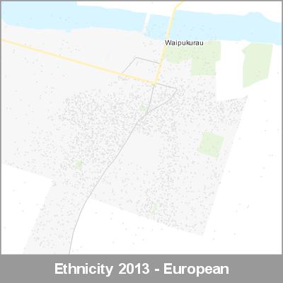 Ethnicity Waipukurau European ProductImage 2013