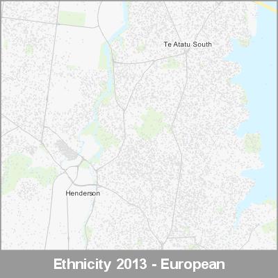 Ethnicity West Auckland European ProductImage 2013