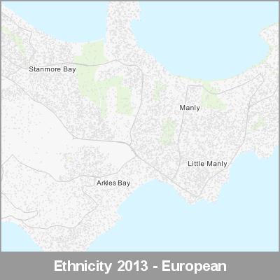 Ethnicity Whangaparaoa European ProductImage 2013